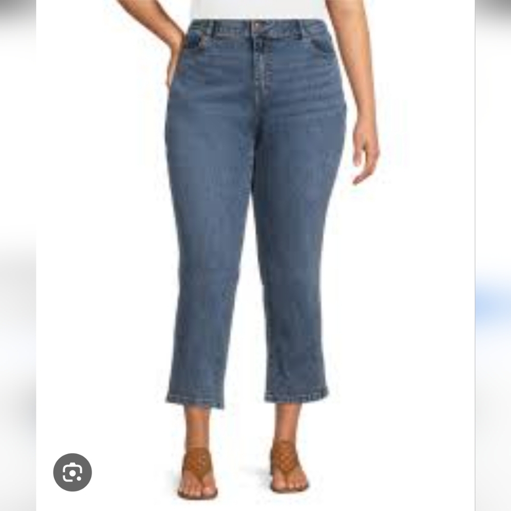 CODE BLEU CROPPED BOYFRIEND JEAN, BLUE 10